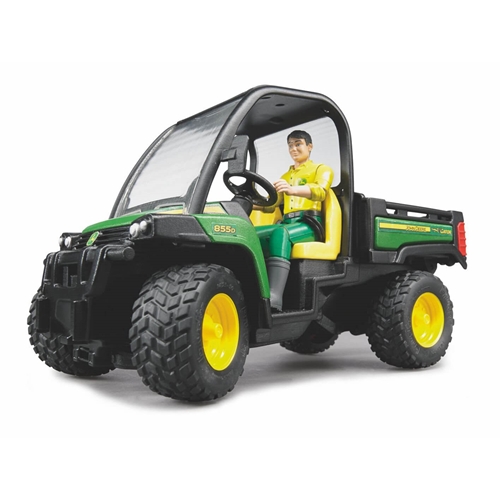 BRUDER Αυτοκινητάκι Μεταφοράς John Deere Gator XUV 855D με Οδηγό 02490