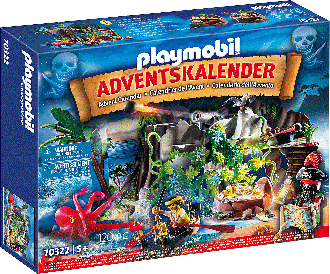 Playmobil Χριστουγεννιάτικο Ημερολόγιο Πειρατές (70322)