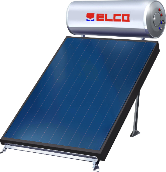 Elco Sol-Tech S2 Ηλιακός Θερμοσίφωνας 130lt/1.8m² Glass Διπλής Ενέργειας με Επιλεκτικό Συλλέκτη