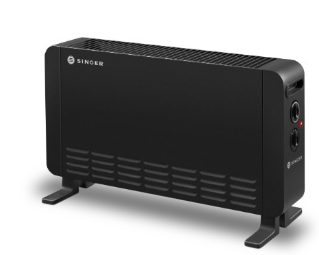 Singer CVT6410 Θερμοπομπός Δαπέδου 2000W 52x30.5cm Μαύρος