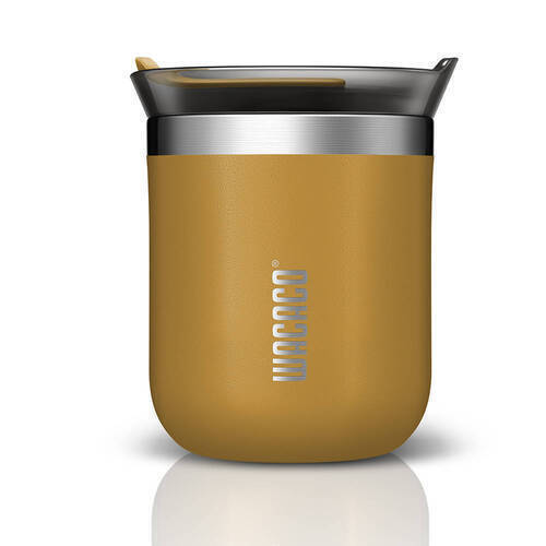 Wacaco Octaroma Classico Travel Mug Ποτήρι Θερμός Ανοξείδωτο BPA Free 180ml Amber Yellow με Επιστόμιο 4897066230696