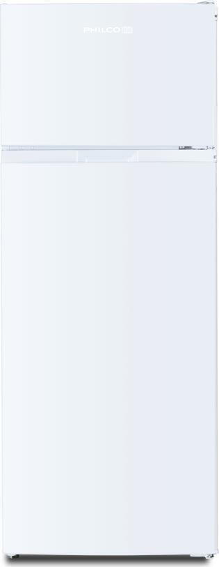 Philco Ψυγείο Δίπορτο 206lt Υ143xΠ55xΒ56εκ. Λευκό PRD-222WE