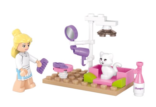 SLUBAN Τουβλάκια Girls Dream Pet Salon 30 τμχ M38 B0515