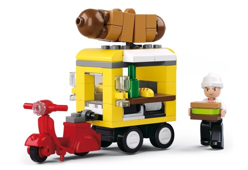 SLUBAN Τουβλάκια Town Hot Dog Car 112τμχ M38 B0565