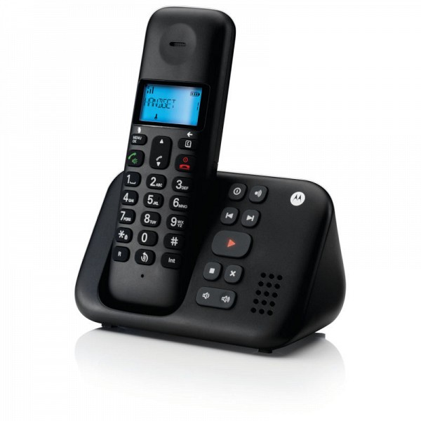 MOTOROLA T311 (GR) DECT ΜΑΥΡΟ ΑΣΥΡΜΑΤΟ ΤΗΛΕΦΩΝΟ ΜΕ ΤΗΛΕΦΩΝHΤΗ