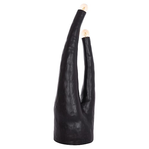 B2bmarkt ΔΙΑΚΟΣΜΗΤΙΚΟ ΦΩΤΙΣΤΙΚΟ ΔΑΠΕΔΟΥ TUSKEN HM4702.01 FIBER CEMENT-ΜΑΥΡΟ 50x43x145Υεκ.