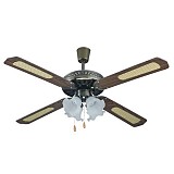 Primo Ανεμιστήρας Οροφής WS52-4C4L Brown 65Watt 130cm (18.281) - (800279)