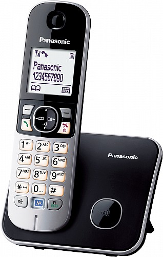Panasonic KX-TG6811G Ασύρματο Τηλέφωνο Black/Silver