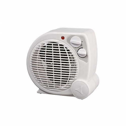 EUROLAMP ΑΕΡΟΘΕΡΜΟ ΔΩΜΑΤΙΟΥ 1000W/2000W ΛΕΥΚΟ 147-29125