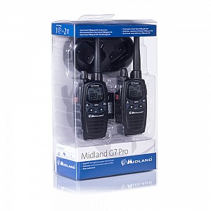 Midland G7 Pro Twin Ασύρματος Πομποδέκτης PMR Σετ 2τμχ