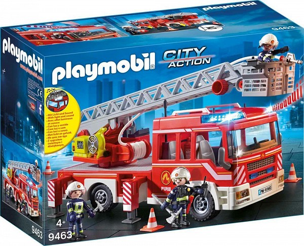 Playmobil Όχημα Πυροσβεστικής με σκάλα και καλάθι διάσωσης 9463