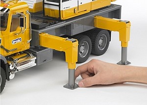 BRUDER Γερανοφόρο Όχημα Mack Granite με Γερανό Liebherr 02818
