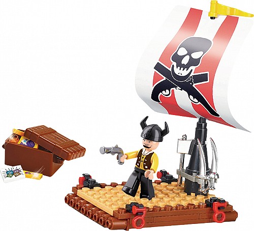 SLUBAN Τουβλάκια Pirate Pirate Raft M38 B0277 64 τμχ