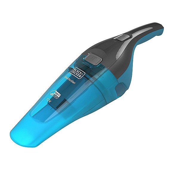 Black & Decker 7,2V Επαναφορτιζόμενο Σκουπάκι με μπαταρία Λιθίου Dustbuster® υγρών και στερεών,  WDC215WA-QW