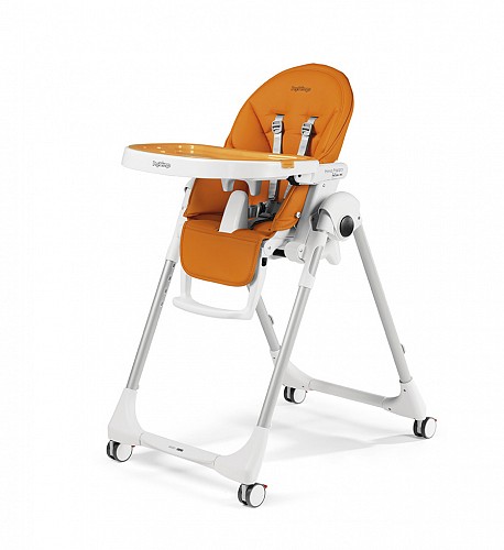 Peg Perego Prima Pappa κάθισμα φαγητού Follow Me Arancia + ΔΩΡΟ Η Μπάρα Παιχνιδιών