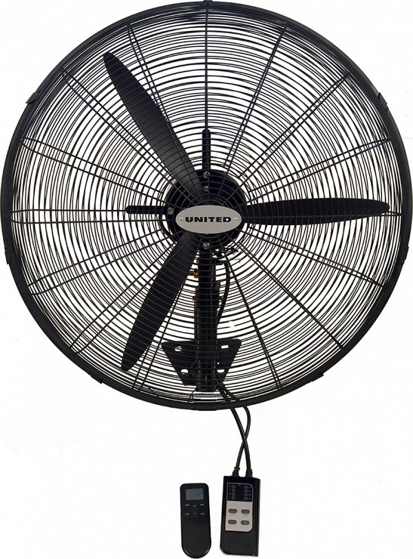 Επαγγελματικός Ανεμιστήρας Τοίχου United UIF 764 - 61cm, με τηλεχειριστήριο