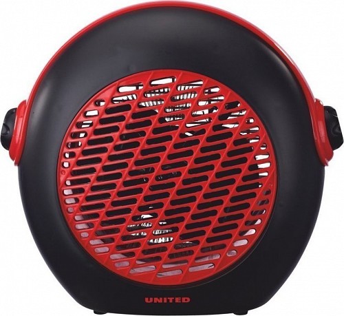 Αερόθερμο United UHF-849 2000W (Κόκκινο/Μαύρο)