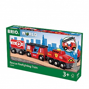 BRIO World fire service fire engine, train 33844