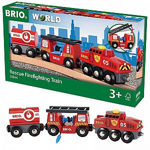 BRIO World fire service fire engine, train 33844