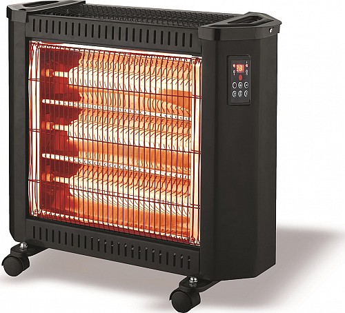 EUROLAMP ERP ΘΕΡΜΑΣΤΡΑ ΧΑΛΑΖΙΑ 2400W ΜΑΥΡΗ ΜΕ ΚΟΝΤΡΟΛ 147-29701