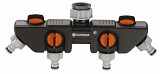 GARDENA 4-way distributor (8194-20), tap connector 08194-20