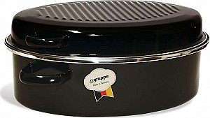 GRUPPE Γάστρα ANTIC 38CM Black