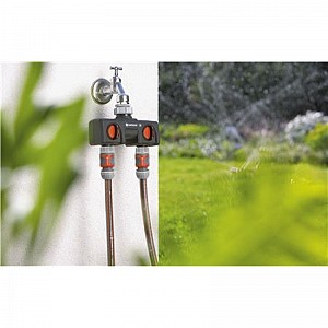 GARDENA 8193 ΔΙΠΛΗ ΠΑΡΟΧΗ ΜΕ ΒΑΝΕΣ (08193-20)