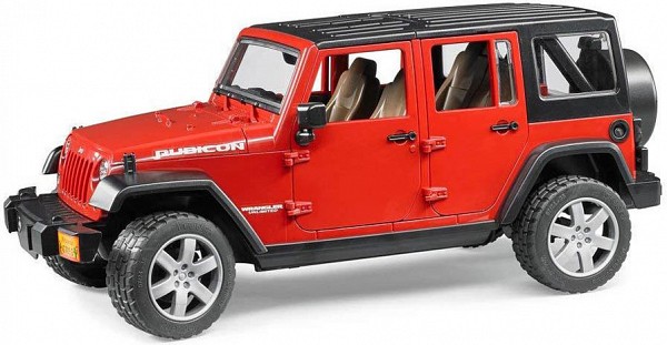 BRUDER Jeep Wrangler Unlimited Rubicon 02525 RED