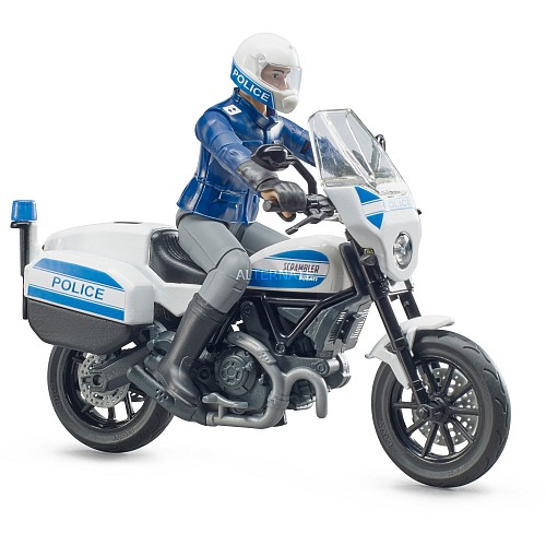 BRUDER bworld Scrambler Ducati motorcycle police 62731