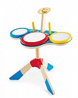 Hape Early Melodies Rock & Rhythm Band (E0613)- Σετ Τύμπανα Κρουστά - 3 Τεμ.