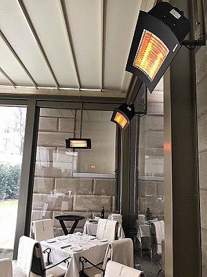 Radialight OASI 2000 Watt Μαύρο - Επαγγελματικό Υπέρυθρης Ακτινοβολίας