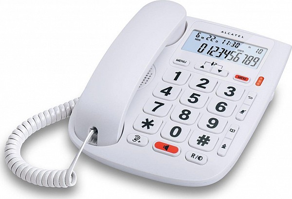 Alcatel TMAX 20 Ενσύρματο Τηλέφωνο Λευκό
