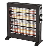 EUROLAMP ΘΕΡΜΑΣΤΡΑ ΧΑΛΑΖΙΑ SLIM 2800W ΜΑΥΡH ΜΕ ΘΕΡΜΟΣΤΑΤΗ 300-41402