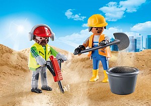 Playmobil Figures Duo Pack Εργάτες Οικοδομών (70272)