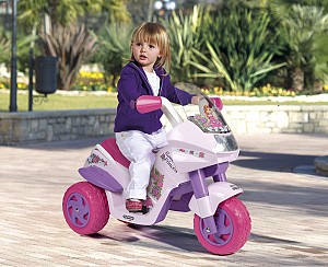 Peg Perego Ηλεκτροκίνητο Τρίκυκλο Μηχανάκι Flower Princess (ED0923)