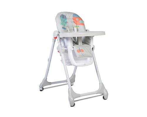 Cangaroo Καρεκλάκι Φαγητού Kimchi Light Grey (3800146239817)