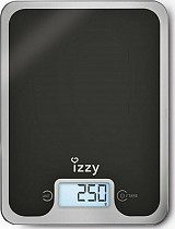 Izzy IZ-7004 Black Mirror Ψηφιακή Ζυγαριά Κουζίνας 10kg (223669)