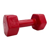 Liga Sport Vinyl Dumbbell Αλτήρας Βινυλίου 5kg Κόκκινο