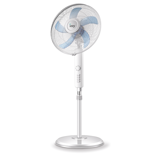 Izzy Ανεμιστήρας δαπέδου 16 Λευκός IZ-9020 (223727)