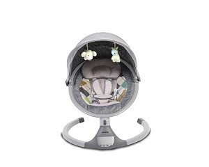 Cangaroo Ηλεκτρική Κούνια Ρηλάξ iSwing Light Grey (3800146248116)