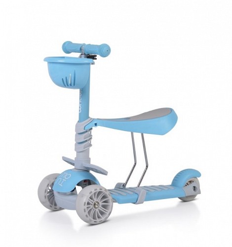 MONI Scooter Bubblegum Blue Παιδικό Πατίνι με κάθισμα (3800146227265)