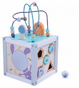 Gerardo's Toys Ξύλινος κύβος δραστηριοτήτων με προγραφή GΤ61134