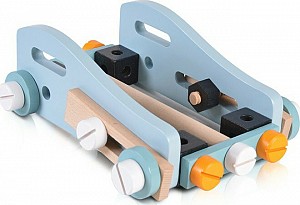 Moni Toys 1182 Ξύλινος Παιδικός Πάγκος Εργαλείων (3800146221720)