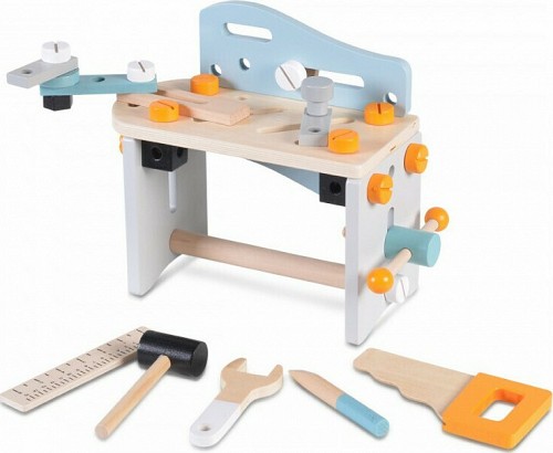 Moni Toys 1182 Ξύλινος Παιδικός Πάγκος Εργαλείων (3800146221720)