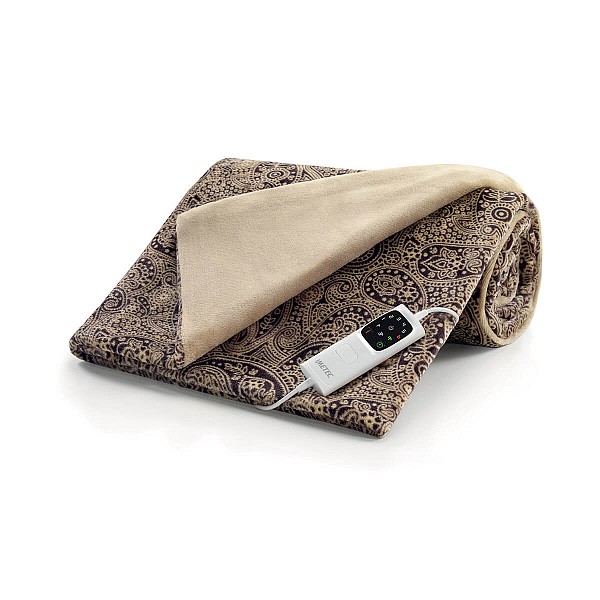 Imetec 7IME16776 Adapto Velvet Jacquard Διπλή Ηλεκτρική Κουβέρτα 140x180cm
