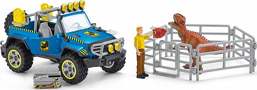 Schleich Dinosaurs Off-Road Όχημα με Δεινόσαυρο Σετ (SC41464)
