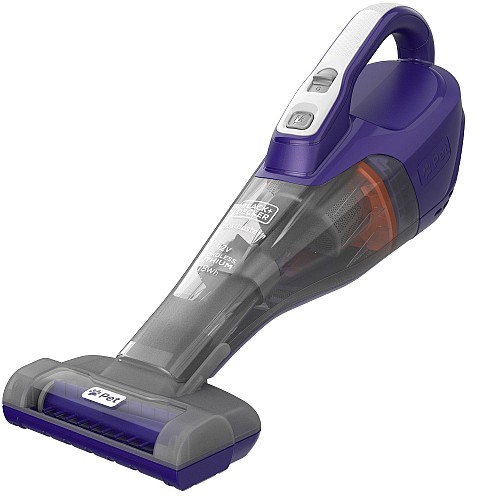 Black & Decker 12V Επαναφορτιζόμενο Σκουπάκι με μπαταρία Λιθίου Dustbuster® Pet DVB315JP-QW