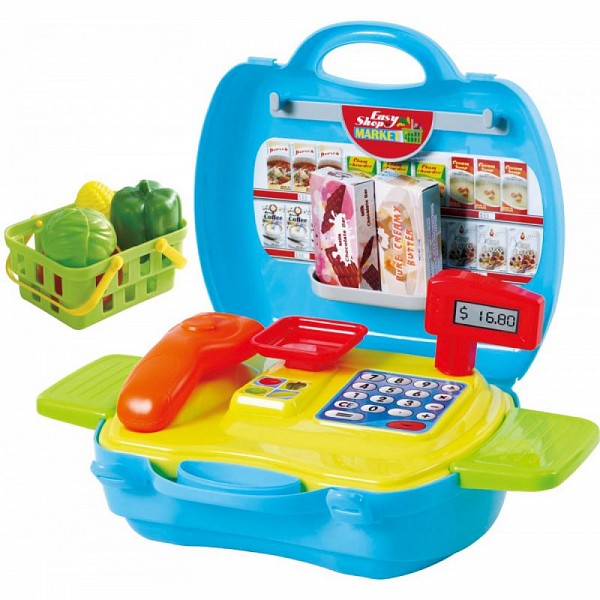 Playgo I & T Φορητό Σετ Σούπερ Μάρκετ 17Τμχ (2786)