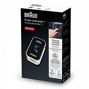 Braun YK-81CEU Παλμικό Οξύμετρο Δακτύλου σε Μαύρο χρώμα