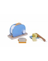 Gerardos Toys Ξύλινη φρυγανιέρα (λευκό-γαλάζιο) GΤ61218